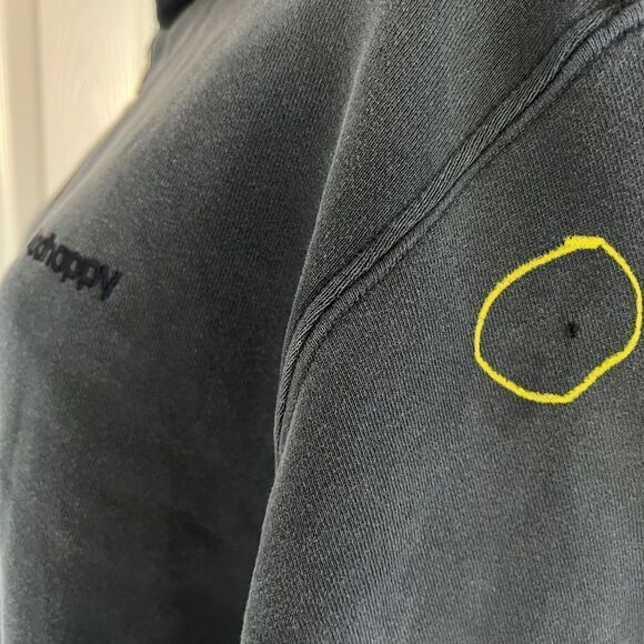 Madhappy Classics Full Zip Fleece Hoodie in Ombre Navy NEW Medium - Picture 6 of 9